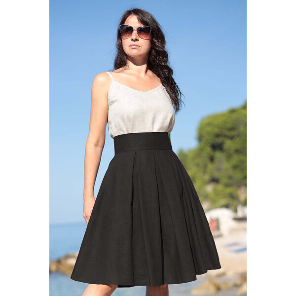 Lotika Linen Ľanová spoločenská sukňa 63334216