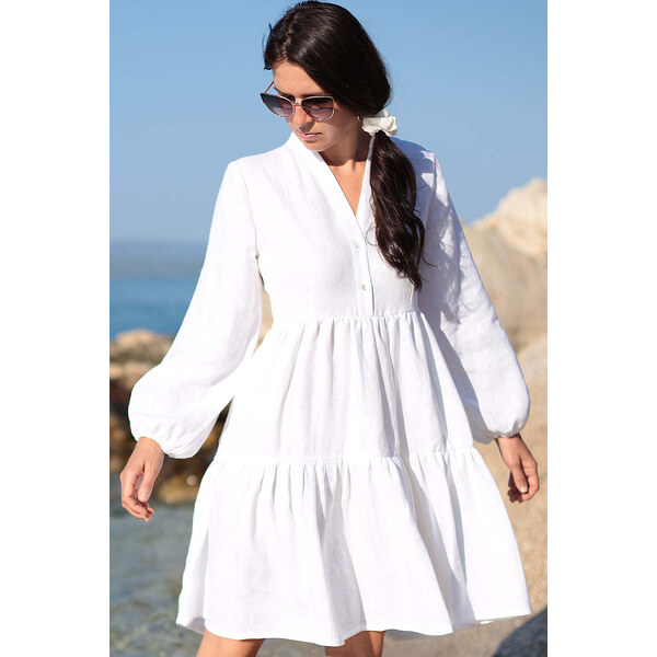 Lotika Linen Voľné ľanové šaty 63334234