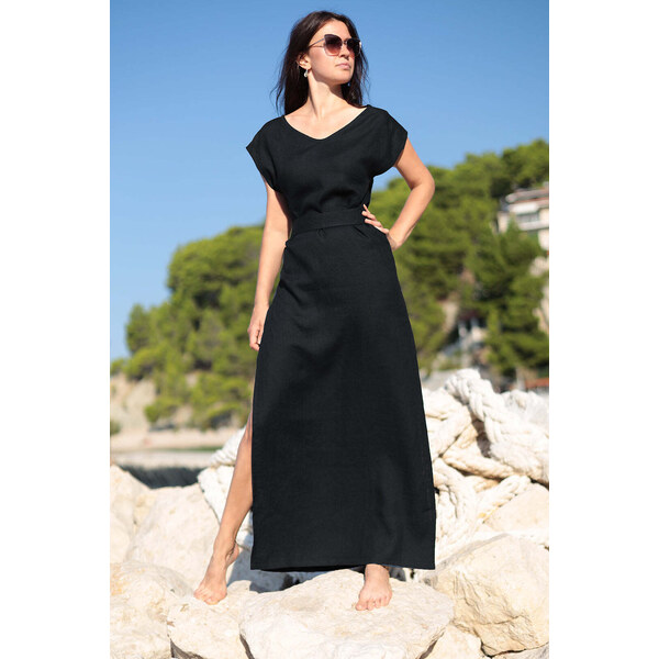 Lotika Linen České ľanové maxi šaty 63334268