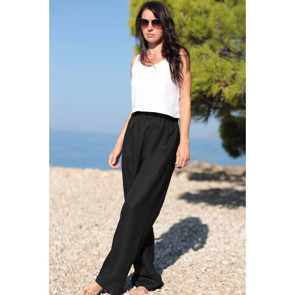 Lotika Linen Ľanové pohodlné nohavice 63334354