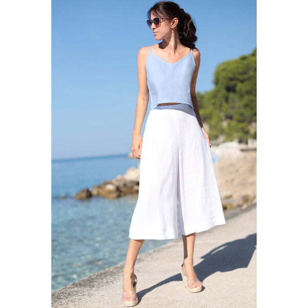 Lotika Linen Ľanové 3/4 nohavice 63334305