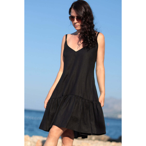 Lotika Linen Letné ľanové šaty obojstranné 2v1 63334279