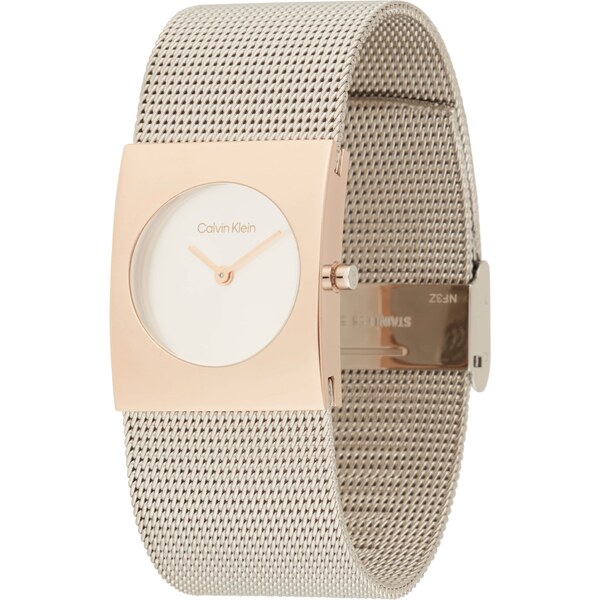 Calvin Klein Analógové hodinky PULSE zlatá / strieborná / biela 56727012