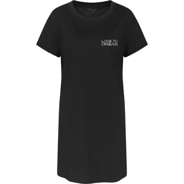 TRIUMPH Nočná košieľka čierna / šedobiela 56680521