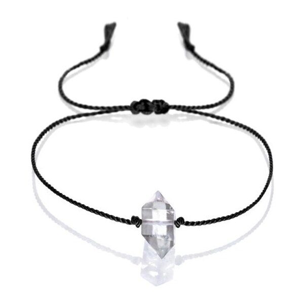 Dámsky náramok Krištáľ Herkimer – šnúrkový Trimakasi 56674755