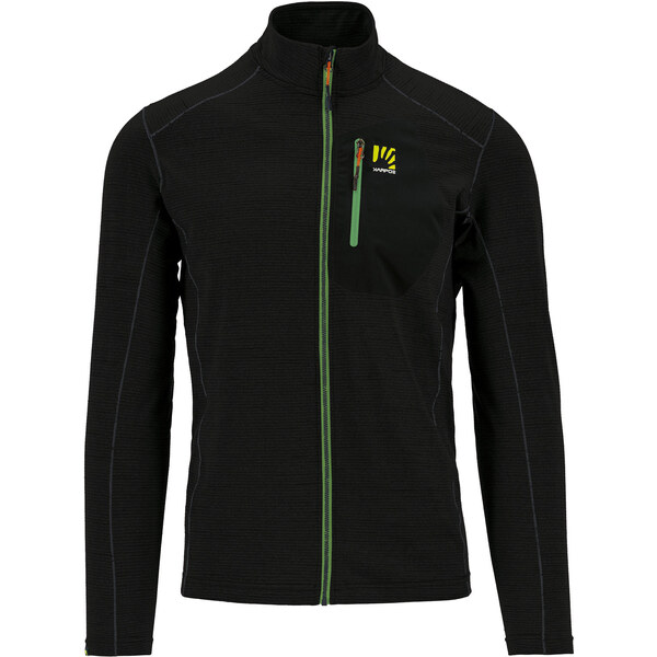 Karpos Pomedes Flíska čierna/zelená 58443508