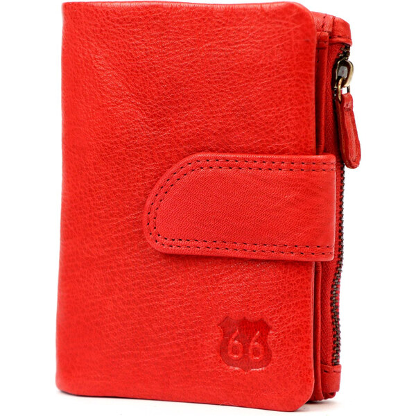 Dámska kožená peňaženka Route 66 červená KZ52286 62179282