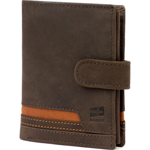 Pánska kožená peňaženka Nordee hnedá KZ54409 66473592