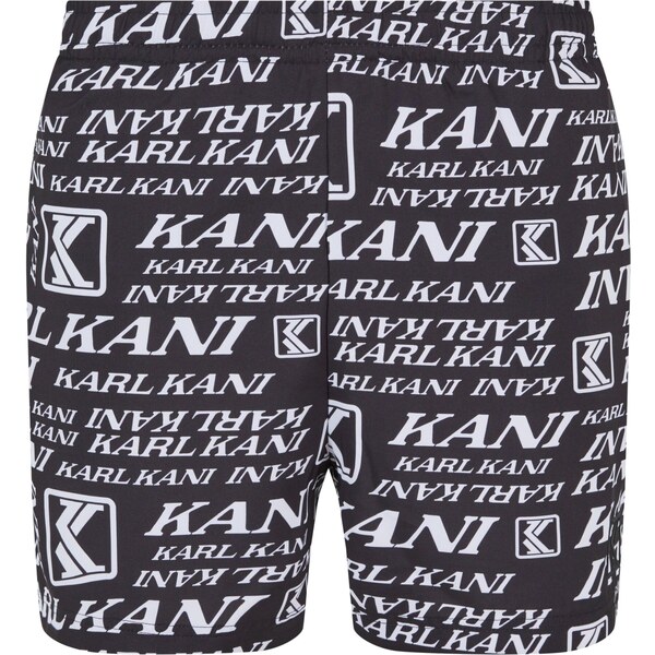 Karl Kani Plavecké šortky čierna / biela 65642853