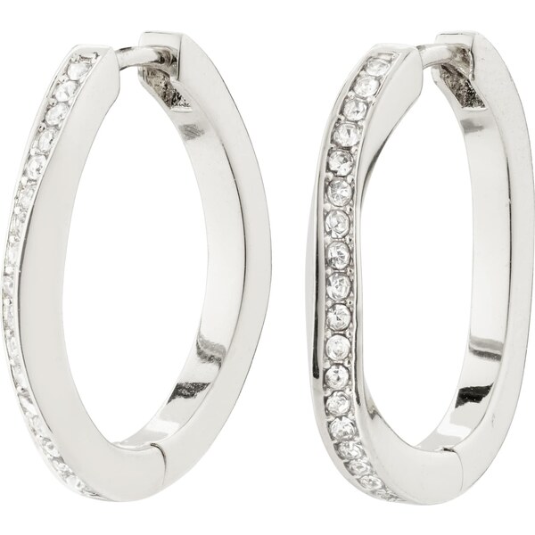 Pilgrim Náušnice True strieborná 56727174