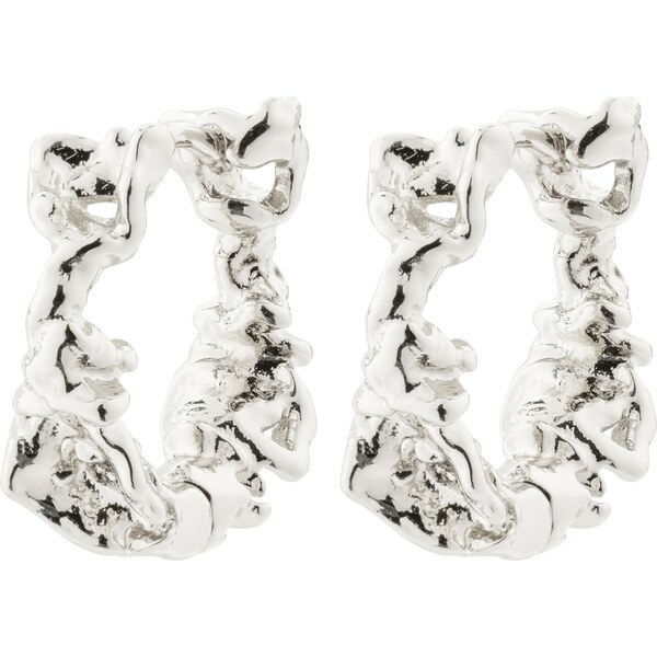 Pilgrim Náušnice Trust strieborná 56727514