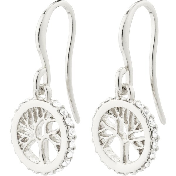 Pilgrim Náušnice Alia strieborná 56727525