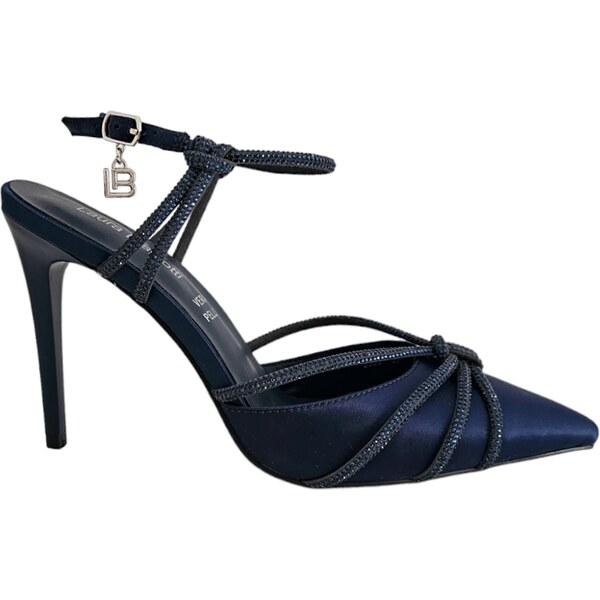 Saténové Lodičky Laura Biagiotti ST Navy 56737674