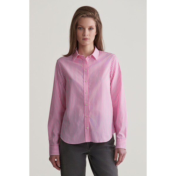 KOŠEĽA GANT REG POPLIN STRIPED SHIRT CANDY PINK 56755560