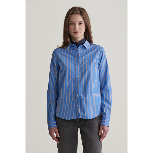 KOŠEĽA GANT REG POPLIN STRIPED SHIRT CLEAR SKY 56755561