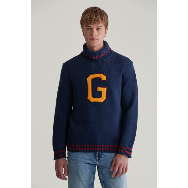 ROLÁK GANT SEASONAL G TURTLENECK EVENING BLUE 56755575