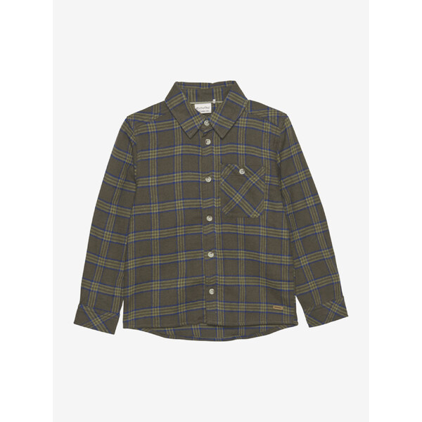 Minymo Károvaná Košela Olive Night 54472362