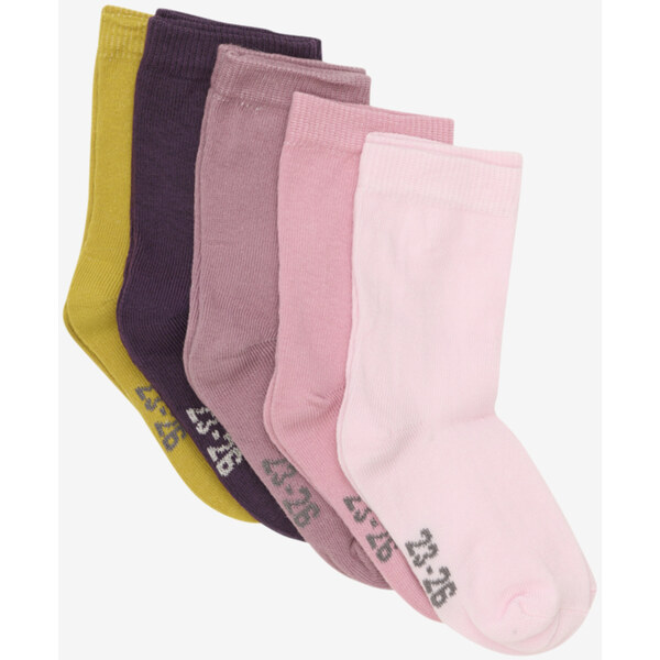 Minymo Ponožky Shadow Purple 5pack 54472656