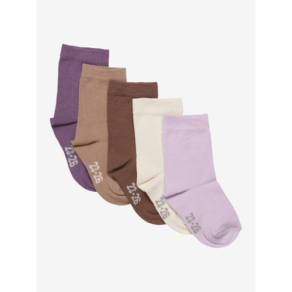 Minymo Ponožky Very Grape 5pack 54472657