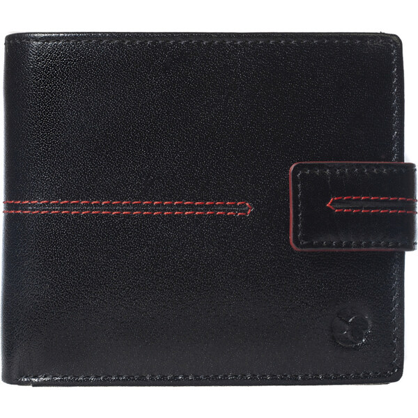 SEGALI Pánska kožená peňaženka 150721 black 66586825