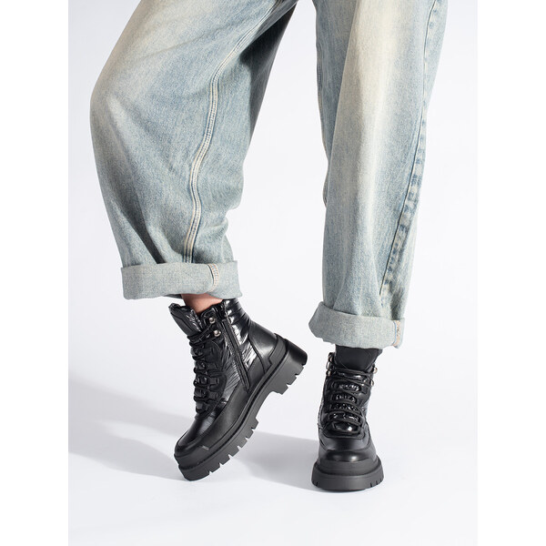 Black boots with a thick sole Sergio Leone 56875192