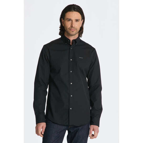 KOŠEĽA GANT REG PINPOINT OXFORD SHIRT BLACK 62084036