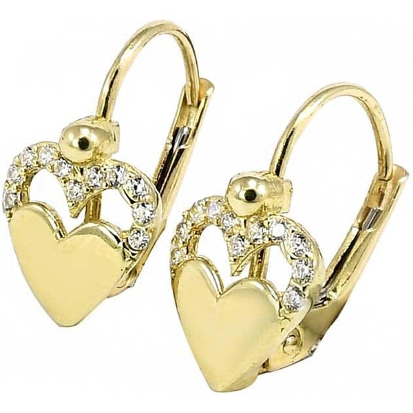 zlaté náušnice detské Glare 213 56779279