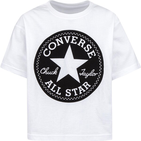 CONVERSE Tričko čierna / biela 54232478