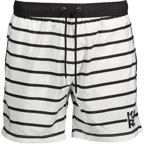 KARL LAGERFELD Pánske plavky biela 56783214