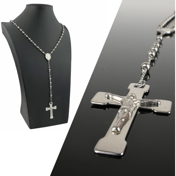 CITY STORM Ruženec z chirurgickej ocele v strieborný 66889446