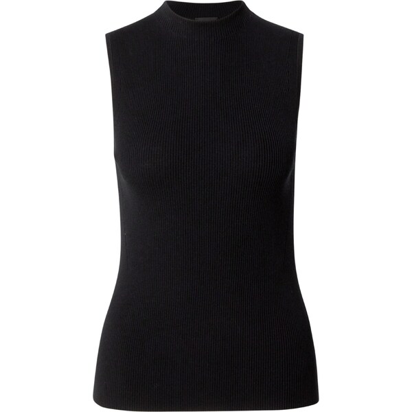 BOSS Vyšívaný top čierna 35287104