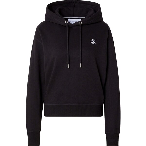 Calvin Klein Jeans Mikina čierna / biela 16527904