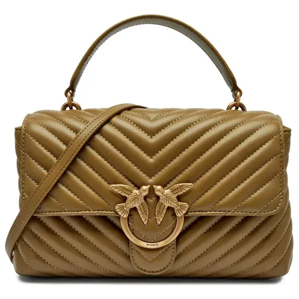 Pinko Kožená kabelka na rameno LOVE LADY PUFF CLASSIC 56798461