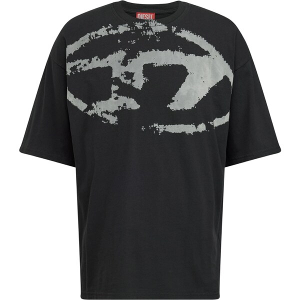 DIESEL Tričko T-BOXT-N14 sivá / čierna 64864711