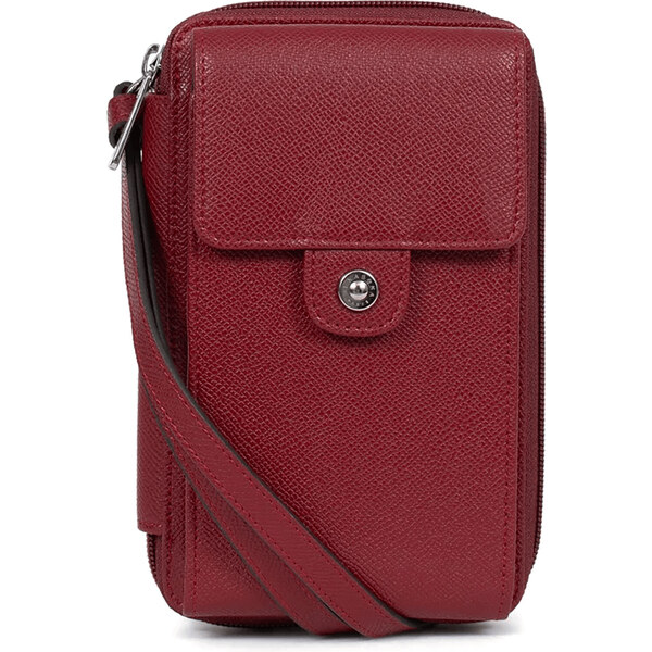 Dámska kabelka na mobil a doklady Hexagona Stella - tmavo červená 56800646