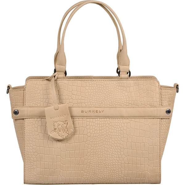 Dámska kožená kabelka Burkely Holle - béžová 56800641