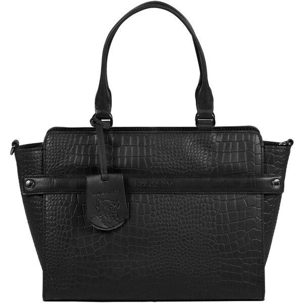 Dámska kožená kabelka Burkely Holle - čierna 56800642