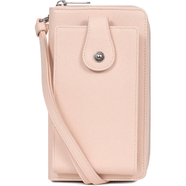 Dámska kabelka na mobil a doklady Hexagona Valeri - ružová 56800654
