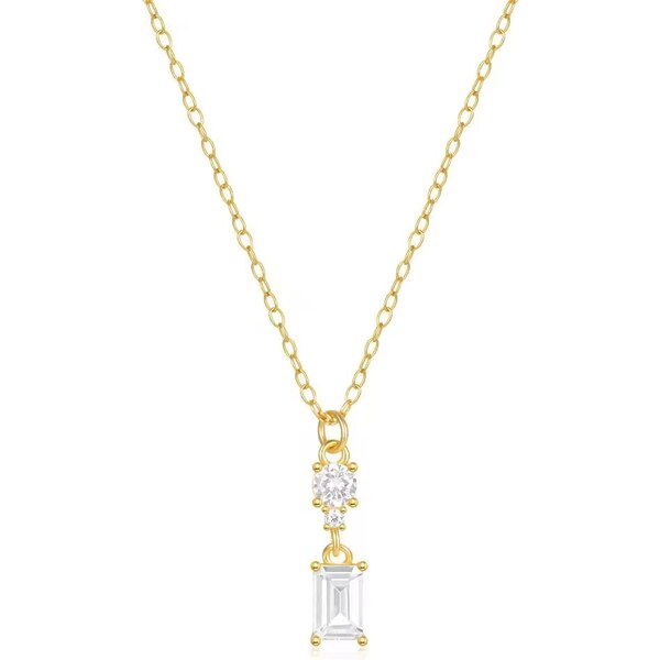 Olivie Strieborný náhrdelník DIANA GOLD 9067 57825515