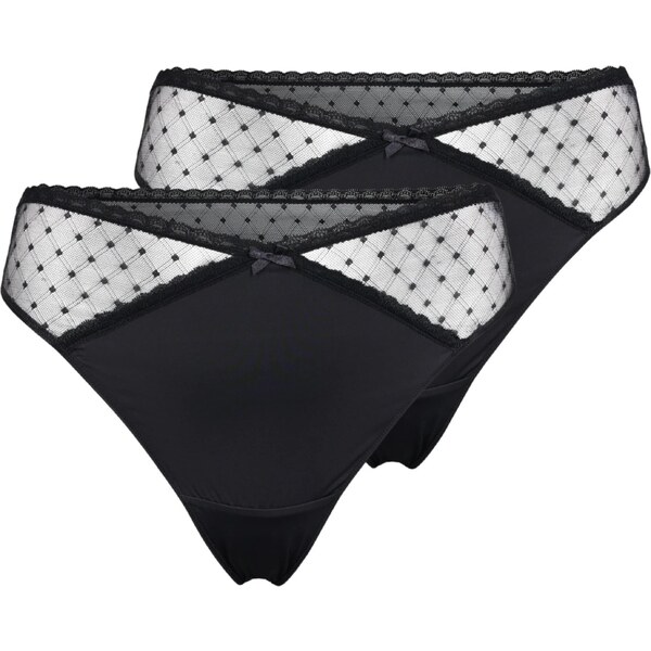 Devoted by Zizzi Tangá čierna 57847594