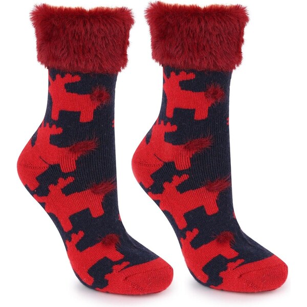 Dámske teplé ponožky s kožušinkou SOBY TERRY R38 Marilyn 61129018