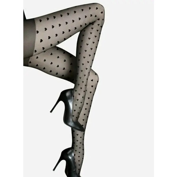 Tenké pančuchy so srdiečkami CUORE 20 DEN Lores 40940837