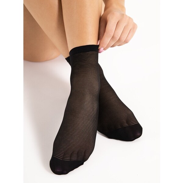 Pruhované ponožky G 1150 ANNA 20 DEN Fiore 62675332