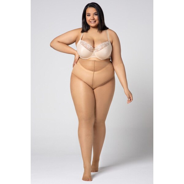 Elegantné pančuchy pre moletky QUEEN SIZE HIP-NOTIC BIKINI 20 DEN Mona 62675342