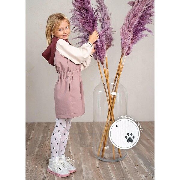 Dievčenské pančuchy s potlačou DR 2312 GINNY 40 DEN Knittex 45255131