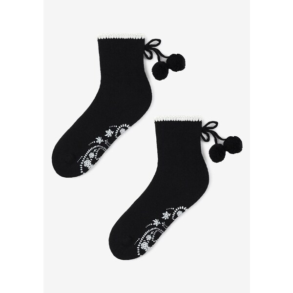 Teplé dámske ponožky s brmbolcami ANGORA ABS TERRY X41 Marilyn 46859381