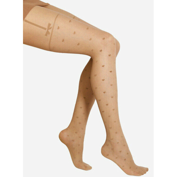 Pančuchy so srdiečkami LOVELY 20 DEN Lores 62675430