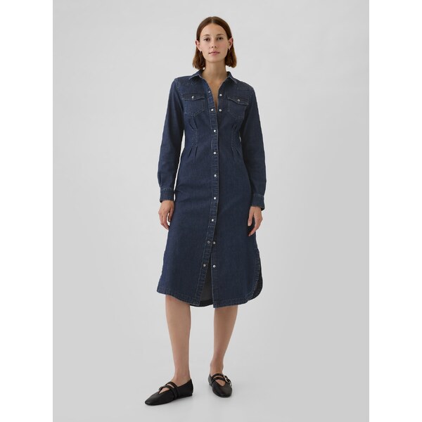 GAP Dámske Džínsové midi šaty Western 516975-00 66266684