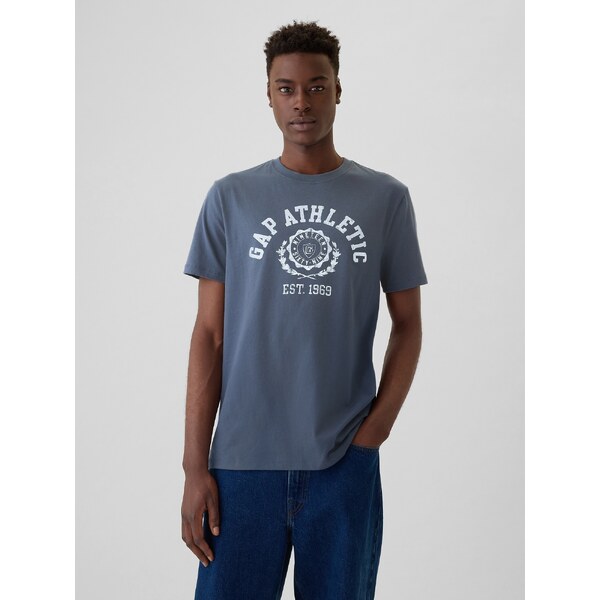 GAP Pánske Bavlnené tričko s logom 542179-01 66266838