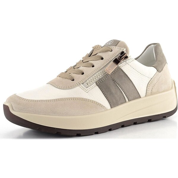 Ara širšie tenisky so zipsom New York Shell/Cream 12-25102-05 62752185